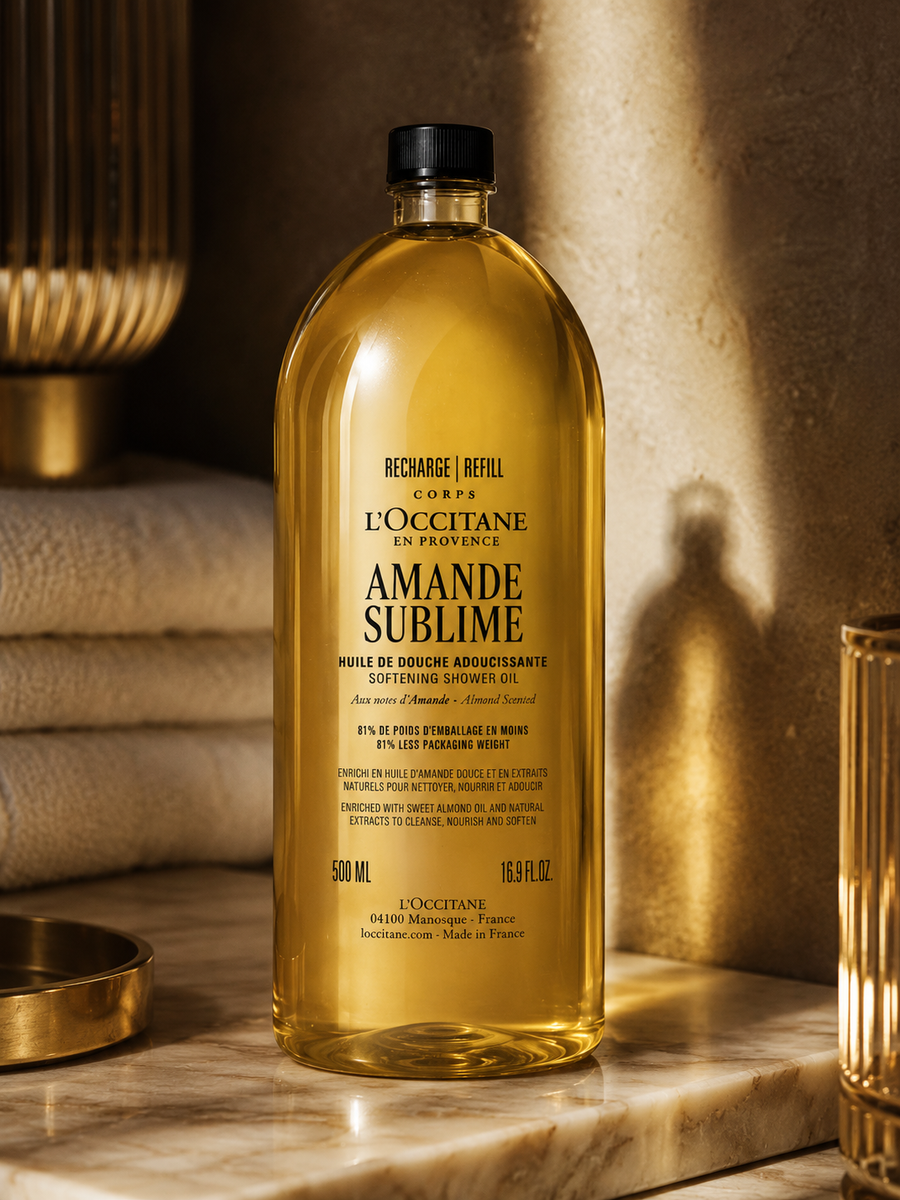 softening shower oil